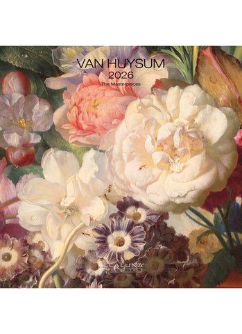 Jan Van Huysum - the Masterpieces Wall Calendar 2026 - front