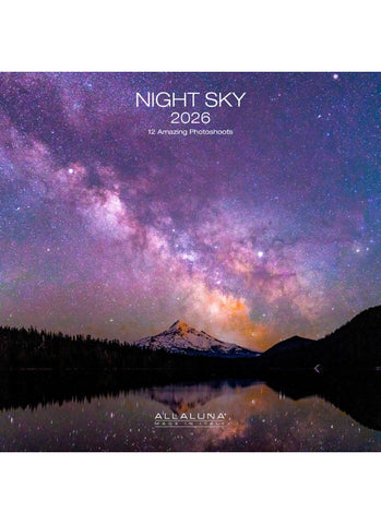 Night Sky Wall Calendar 2026 - front