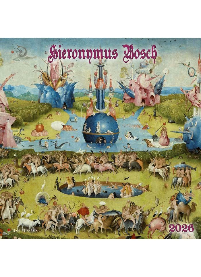 Hieronymus Bosch Wall Calendar 2026 - front