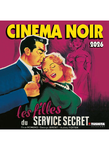 Cinema Noir Wall Calendar 2026 - front