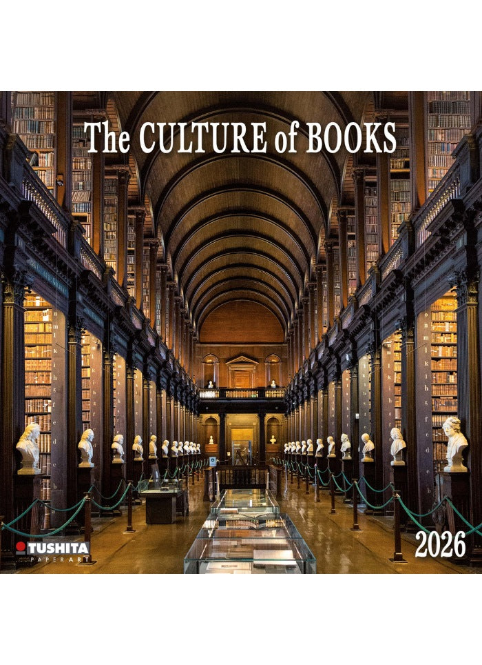 The Culture of Books Wall Calendar 2026 - front