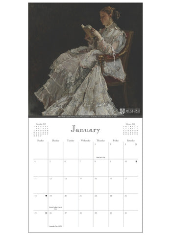 Women Reading Wall Calendar 2026 - month