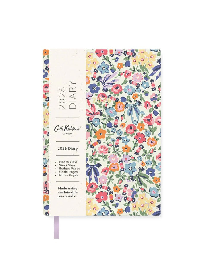 Cath Kidston A6 Small Linen Diary 2026 - Floral Ditsy
