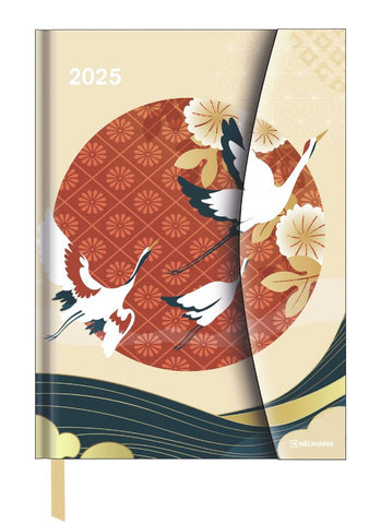 Japanese Papers large magnetic Diary 2025