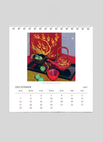 Criss Canning Desk Calendar 2025 - month