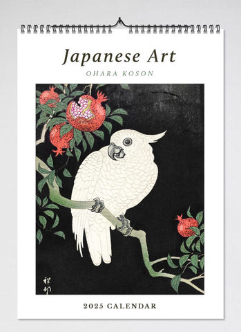 Japanese Art by Ohara Koson Wall Calendar 2025