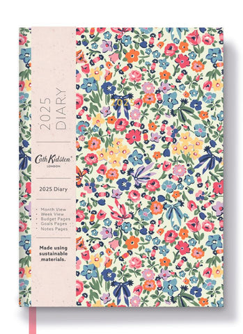Cath Kidston A5 Large Linen Diary 2025 - Floral Ditsy