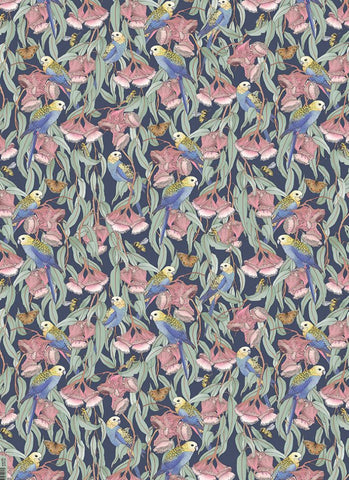 Earth Greetings Wrapping Paper - Rosellas Amongst the Mallee