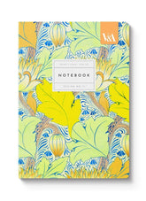 V&A A5 Soft Cover Notebook-Neon Floral Arts & Crafts