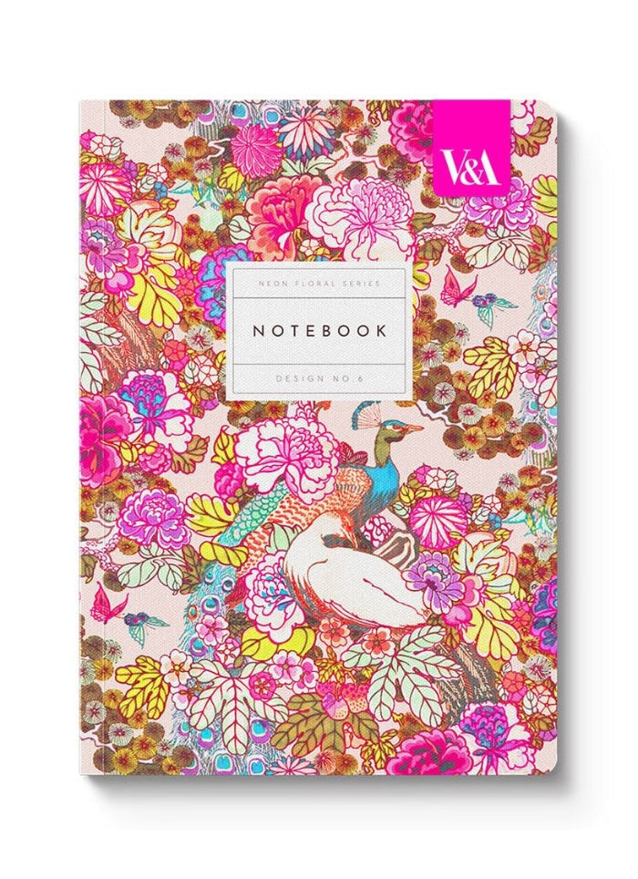 Victoria and Albert bright A5 notebook.