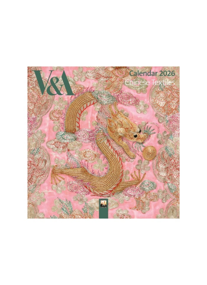 V&A: Chinese Textiles Mini Wall Calendar 2026