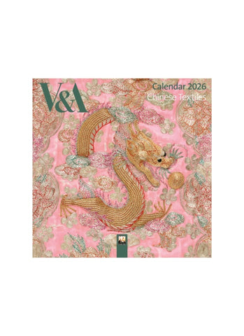V&A: Chinese Textiles Mini Wall Calendar 2026