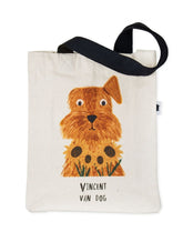 A Vincent van Dog tote bag by Niaski.