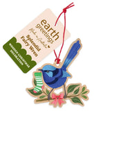 Splendid Fairy Wren wooden Christmas decoration by Earth Greetings