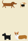 Shaggy Dogs Writing Paper Set