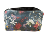 Floral-patterned bag on a white background