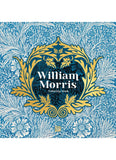 William Morris coloring book cover with decorative floral design