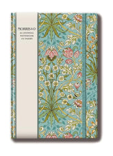 Floral notebook with a decorative cover on a white background