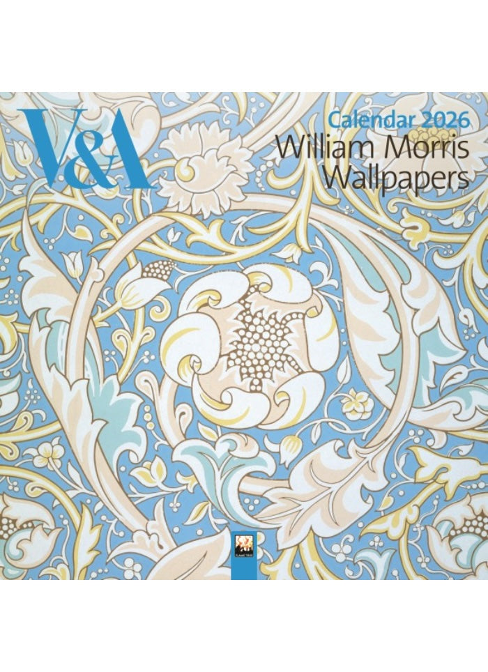 V&A: William Morris Wallpapers Wall Calendar 2026