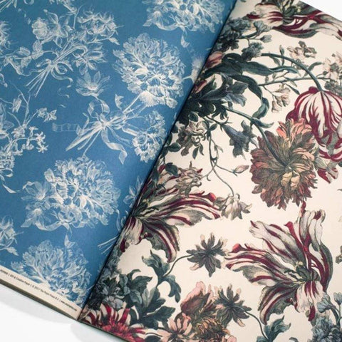Floral Engravings Gift & Creative Wrapping Papers