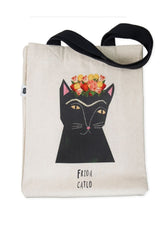 A Frida Catlo tote bag by Niaski.