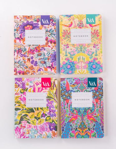 V and A Neon A6 notebook range