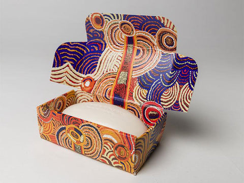 Bottle Brush Handcream & Soap Gift Box (soap box opened)