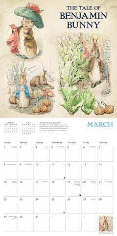 The World of Peter Rabbit Wall Calendar 2026