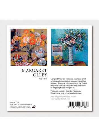 Margaret Olley Card Pack - Poppies & Spring Bunch