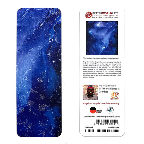 BWA Bookmark - Athena Nangala Granites- Seven Sisters Dreaming