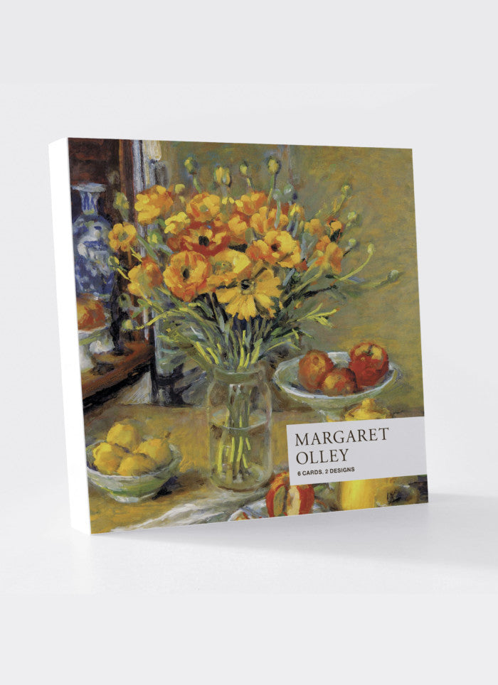 Margaret Olley Card Pack - Delphiniums & Ranunculus