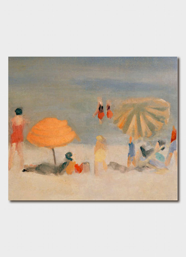 Clarice Beckett Art Card - Beach Scene