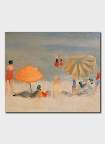 Clarice Beckett Art Card - Beach Scene