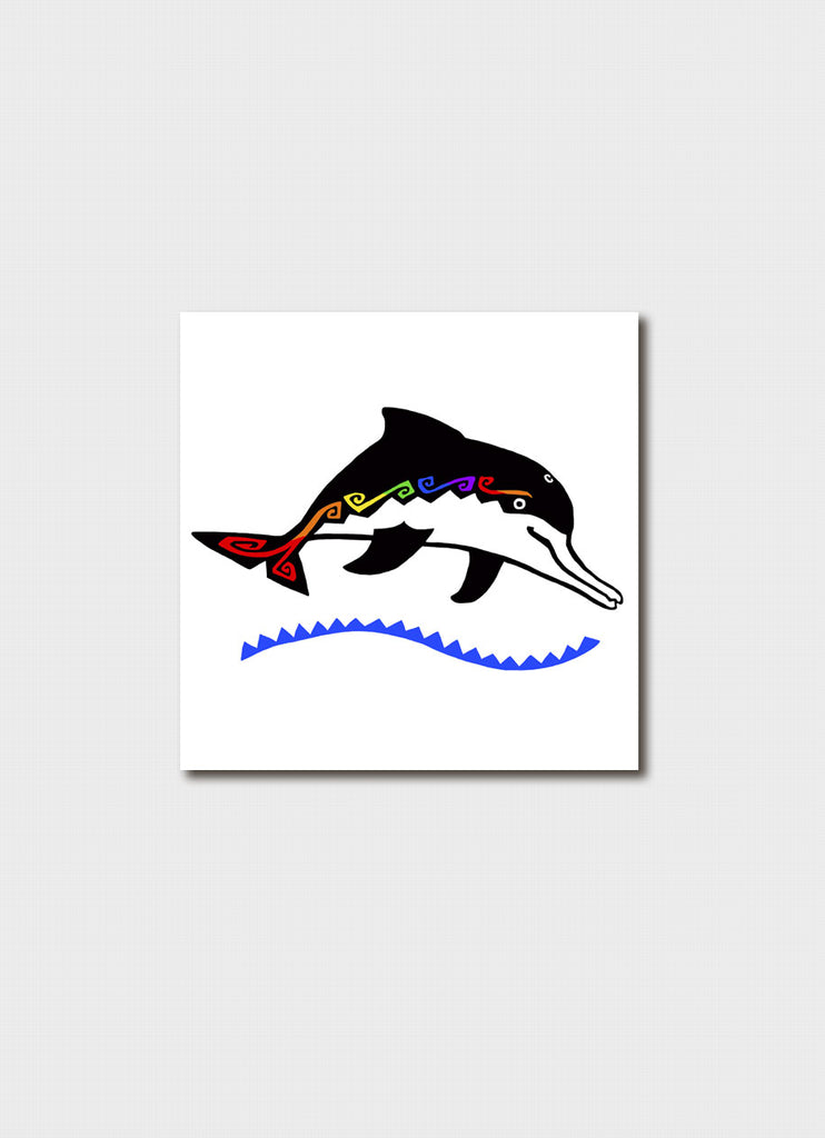 Pamela Drewitt Smith small gift card - Dolphin