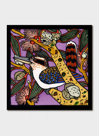 Kit Hiller art card - Kookaburra