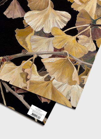 Cressida Campbell - Ginkgo Wrapping Paper (detail)