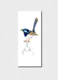 Minky Grant Bookmark - Blue Wren