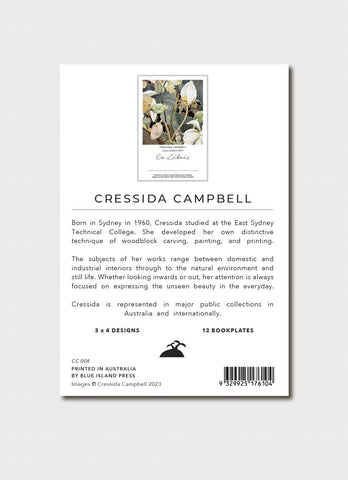Cressida Campbell Bookplates - back of pack
