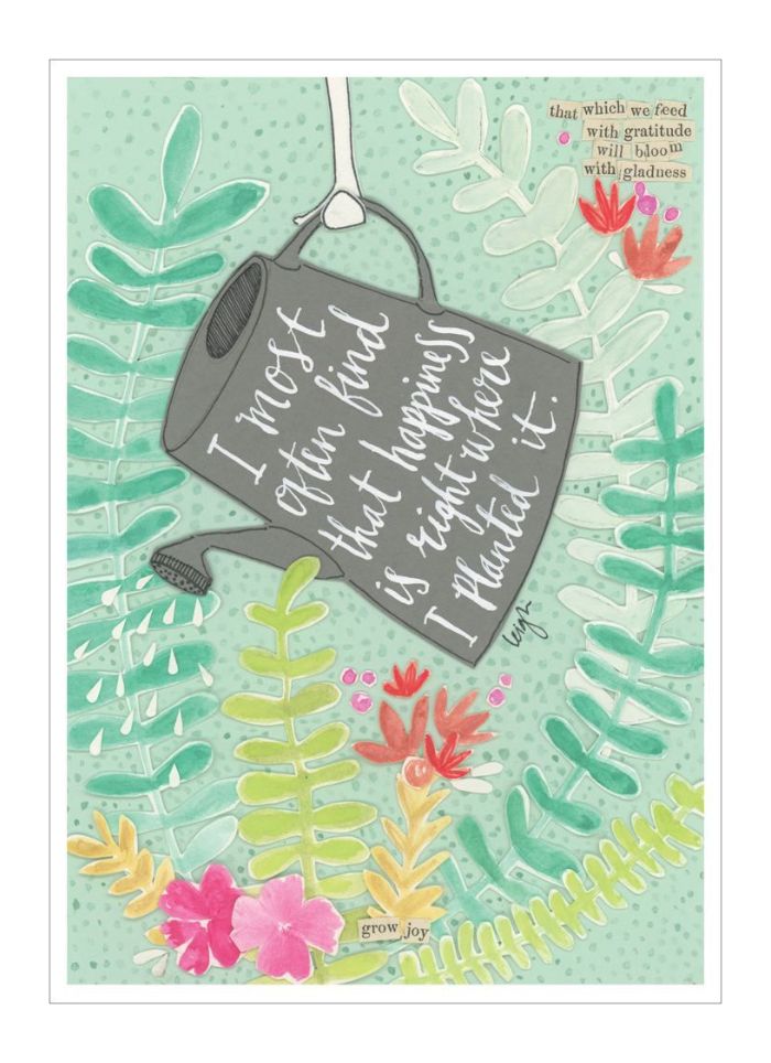 Curly Girl card - Planted It