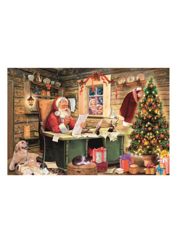 Advent Calendar Card - At the Desk