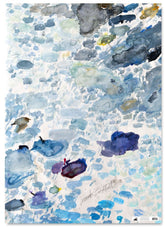 Cressida Campbell - Sky, Flannel Flowers Palette Wrapping Paper
