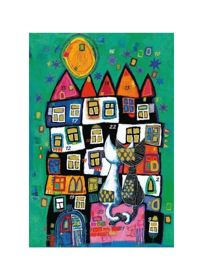 Advent Calendar Card - Magic Cats