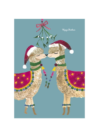 Hutch Cassidy Christmas Card - Alpacas