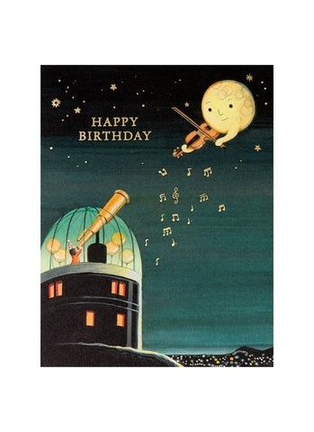 Joo Joo Paper Foil Card - Observatory Birthday