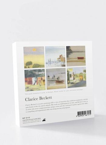 Clarice Beckett Card Pack - The Boatsheds (back of pack)