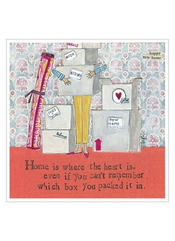 Curly Girl card - Home is Where