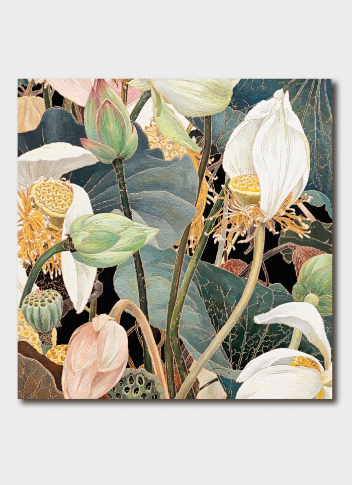 Cressida Campbell - Lotus Flowers