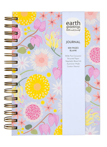 Earth Greetings blank Journal - Wildflower Moorland