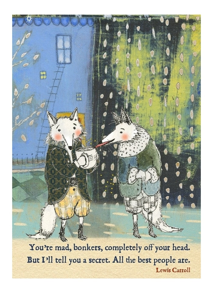 Sacredbee greeting card - Bonkers