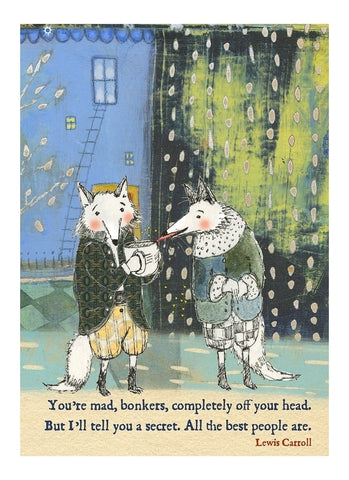 Sacredbee greeting card - Bonkers